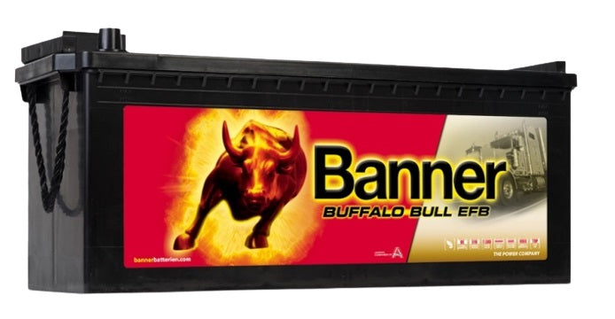 Banner 240Ah 1200A Buffalo Bull EFB akumuliatorius 12V 517X273X212/240mm